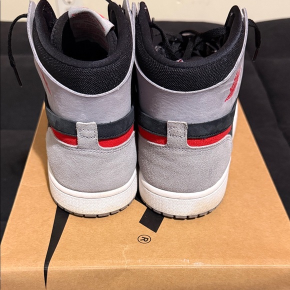 Jordan Sneakers Black Gray Red - Picture 3 of 9